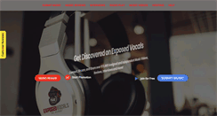 Desktop Screenshot of exposedvocals.com